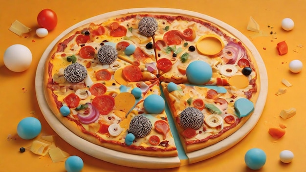 Free pizza Photo by Generative AI image