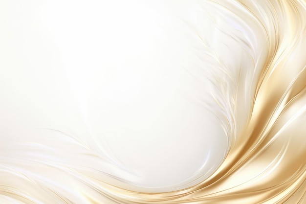 Free plain white background with gold wave