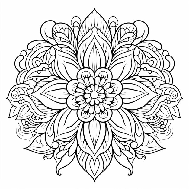 Photo free printable mandala print coloring pages