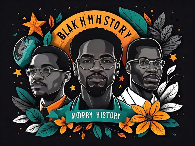 Free Vector Black History Month Background HandDrawn Flat Design