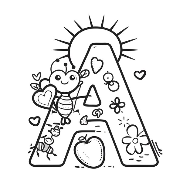 Free vector coloring page photo