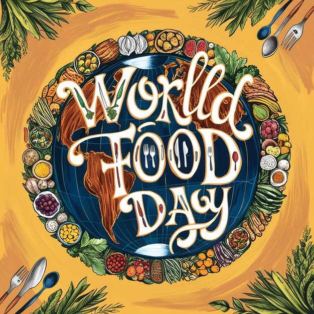 Photo free vector flat illustration for world vegetarian day vegan day and food day