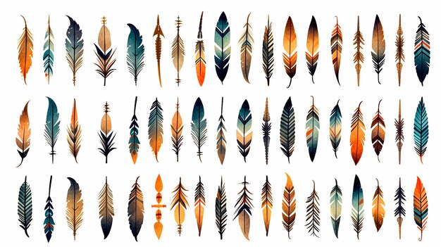 Free vector hand drawn arrow set