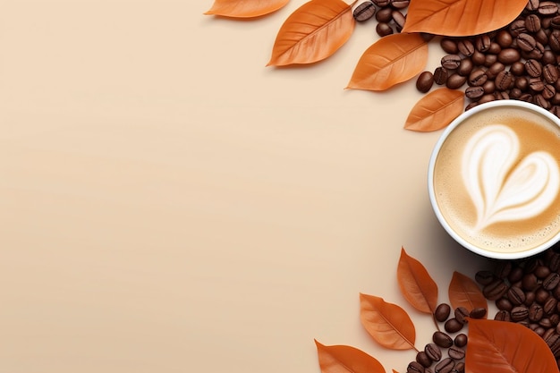 Free vector hand drawn background for international coffee day