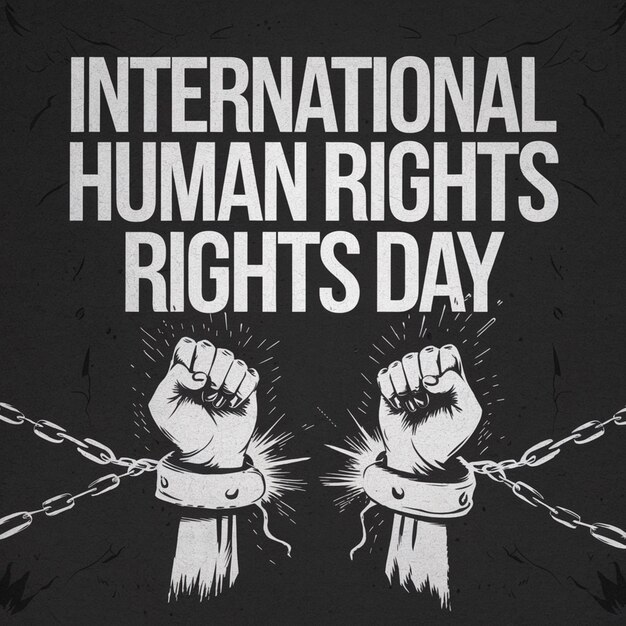 Photo free vector hand drawn international human rights day illustration