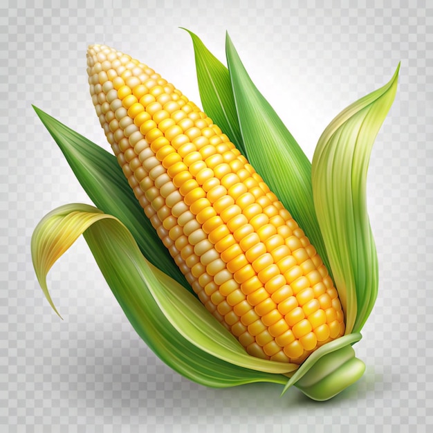 Free vector realistic corn transparent set