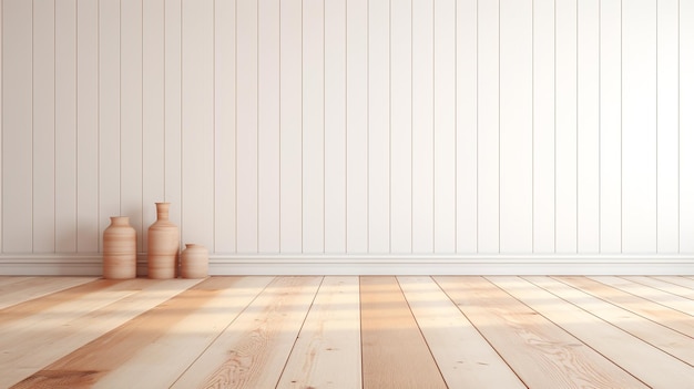 Free vector wooden wall and floor with aged surface realistic generated by AI