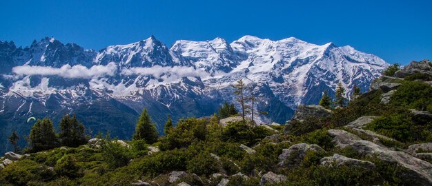 French alps landscape