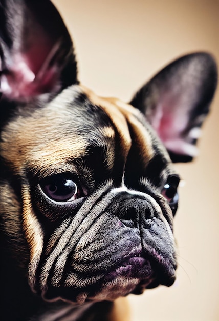 French bulldog portrait