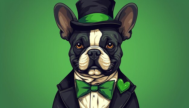 french bulldog St Patricks Day