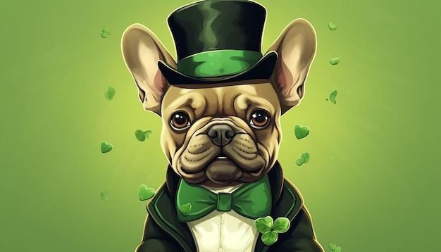 french bulldog St Patricks Day