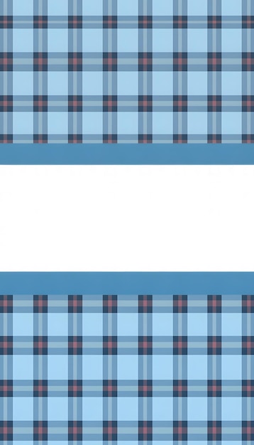 French farmhouse blue plaid check seamless border pattern Rustic tonal country kitchen gingham