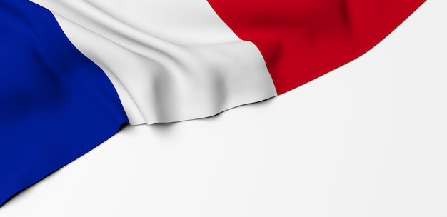 French flag 3D Illustration