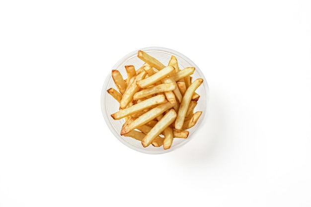 Photo french fries in a bowl