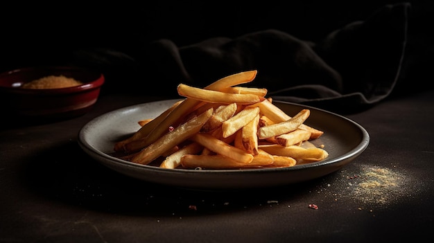 French fries in a plate