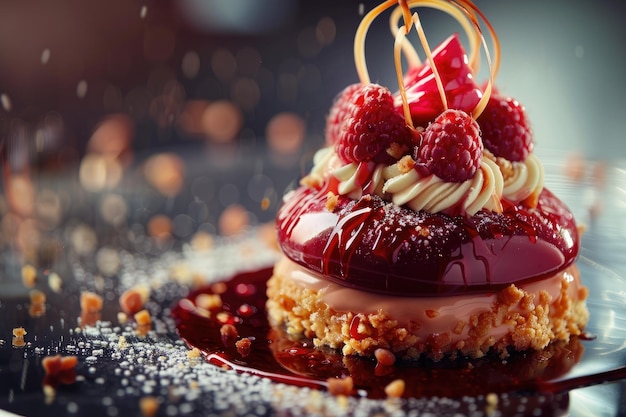 Photo french patisserie dessert image for food photography ads branding