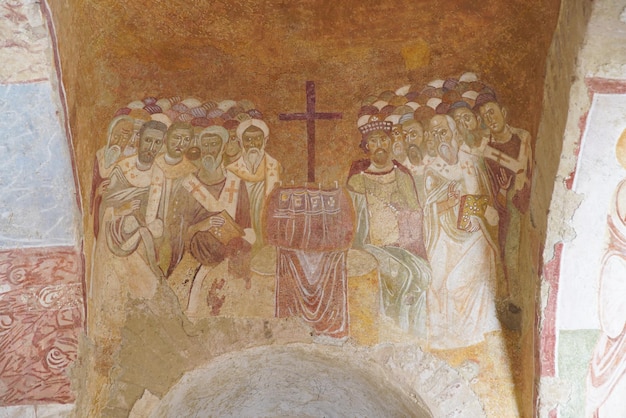 Fresco in Saint Nicholas Church in Demre Antalya Turkiye