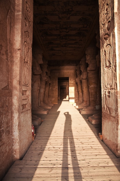 Frescos in temple Abu Simbel