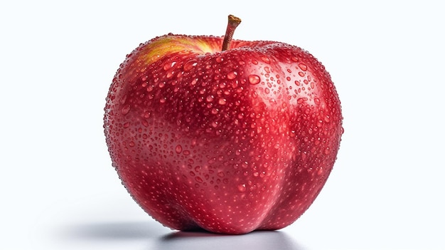 Fresh apple isolated on white background