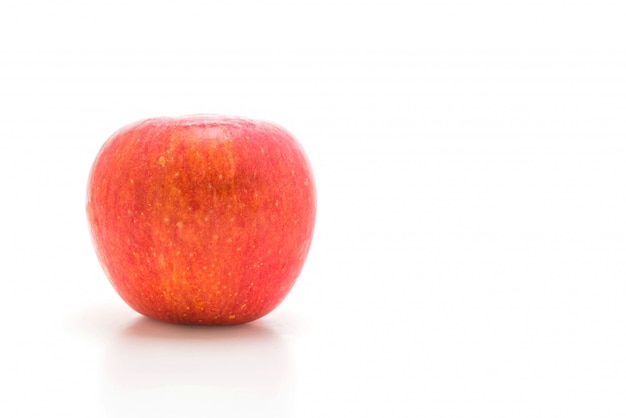 fresh apple on white background