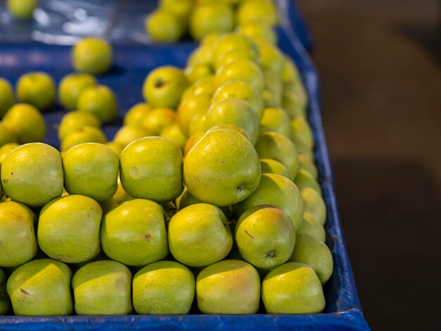 Fresh apples at the local market