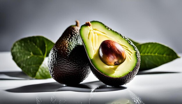 Fresh avocado closeup for healthy lifestyle