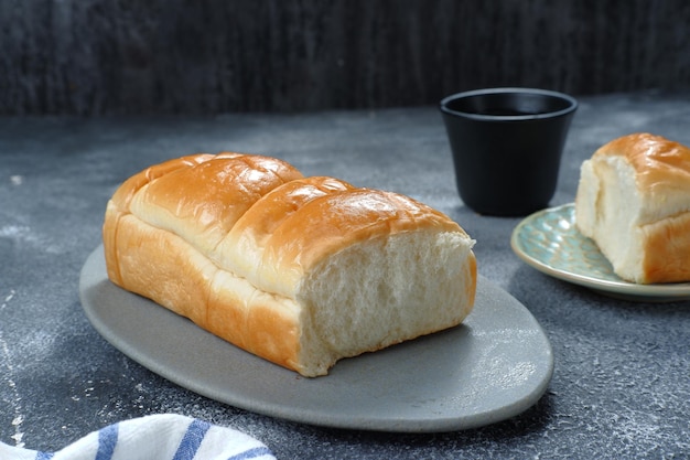 fresh-baked homemade Hokkaido milk bread-Japanese soft and fluffy bread.