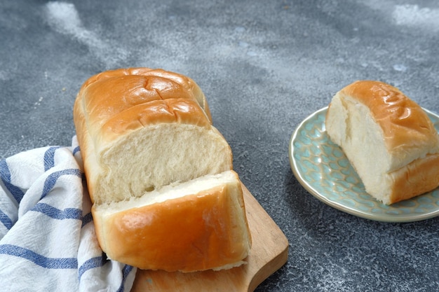 fresh-baked homemade Hokkaido milk bread-Japanese soft and fluffy bread.