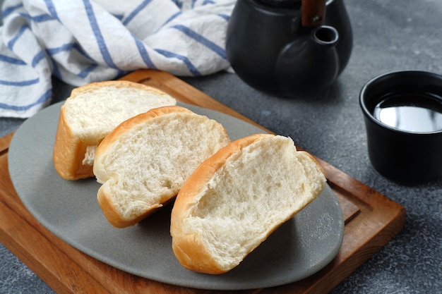 fresh-baked homemade Hokkaido milk bread-Japanese soft and fluffy bread.