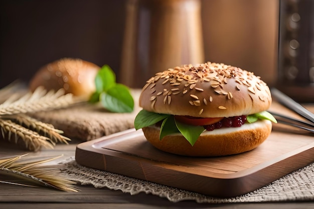 Fresh baked wholegrain buns