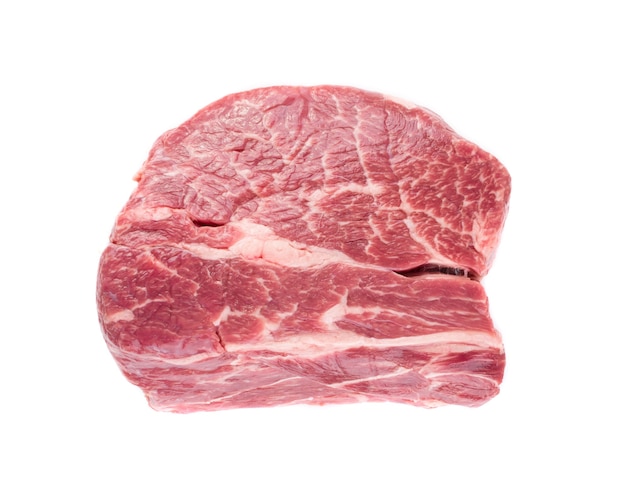 Fresh beef steak isolated