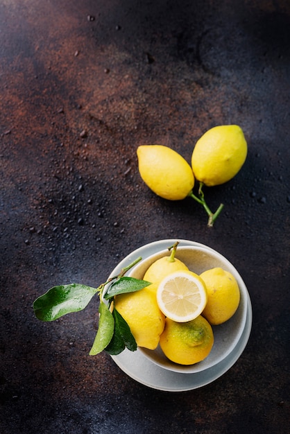 Fresh biological lemons