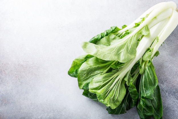 Fresh bok choy, chinese cabbage