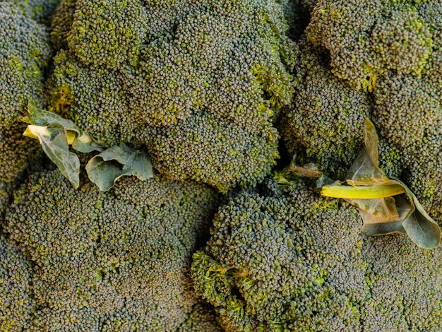 Fresh broccoli in the market