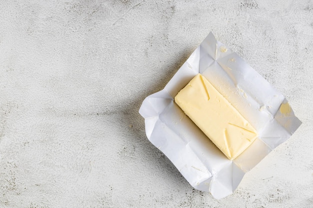 Fresh butter from the farm on the table Butter tablet