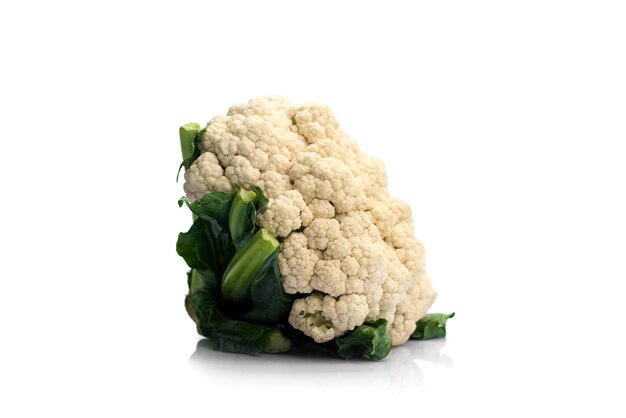 Fresh Cauliflower isolated on white background