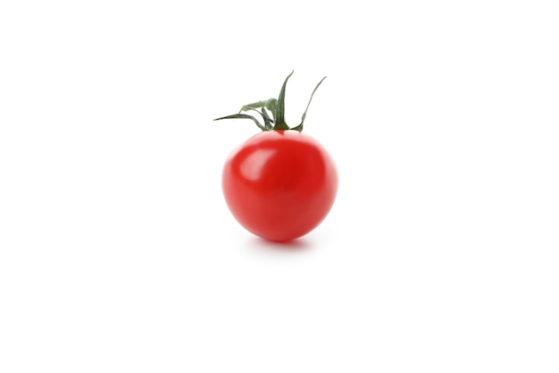 Fresh cherry tomato isolated on white background