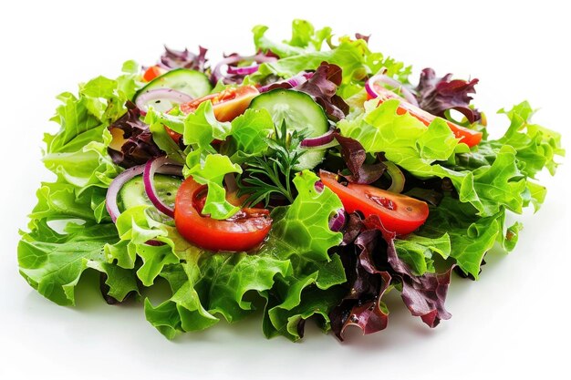 Fresh colorful vegetable salad bowl