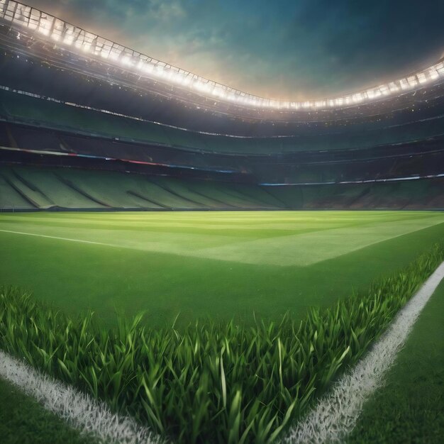 Fresh cover background beautiful stadium grass