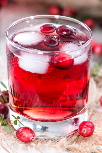 Fresh Cranberry Juice