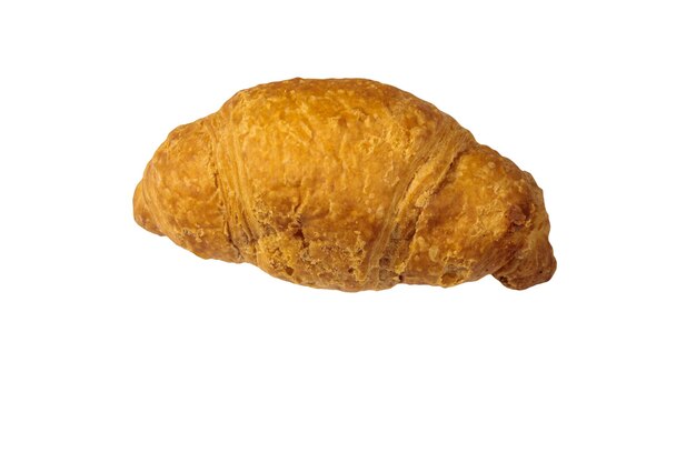 Fresh croissant isolated on white background