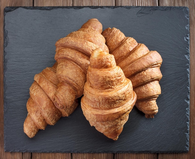 Fresh croissants