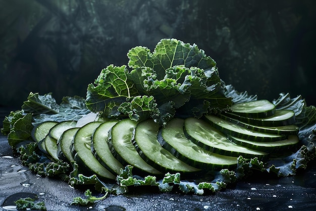 Fresh Cucumber and Kale Salad