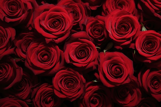 fresh dark red roses close up texture background