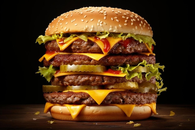 Fresh And Delicious Big Mac Burger