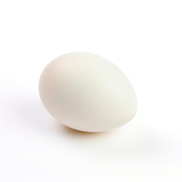 Photo fresh egg on white background