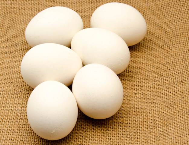 Fresh eggs raw