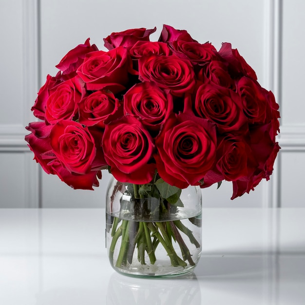 Fresh Flowers In A Jar