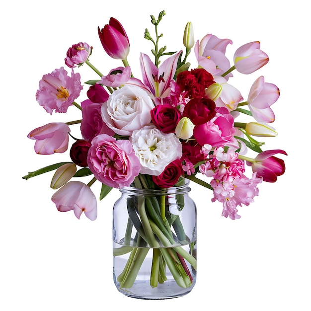 Fresh Flowers In A Jar