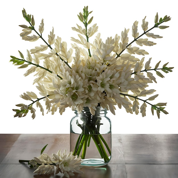 Fresh Flowers In A Jar